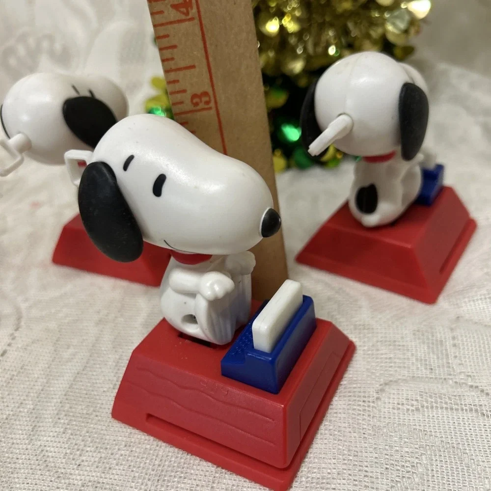 The Peanuts Snoopy 2018 McDonalds‎ Happy Meal Toys - Lot of 3 Stocking Stuffers